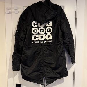 COMME des GARCONS CDG x Alpha M-51 Coat Men's Large Military Parka Streetwear